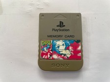 Sony Playstation 1 Ps1 Dengeki Memory Card Original Grey Scph-1020