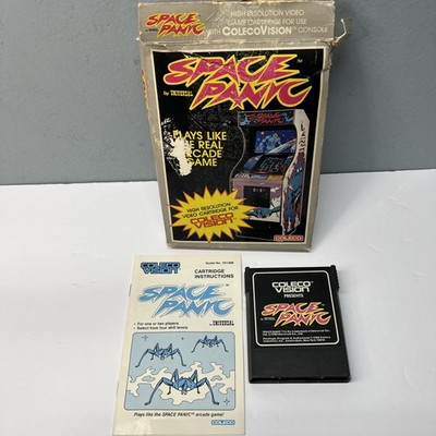 Space Panic Coleco Vision Complete In Box w/Manual Video Game Coleco