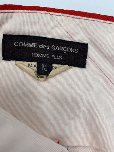 COMME des GARCONS HOMME PLUS AD2020 Bondage Shorts M Polyester RED Solid PF P048 - Picture 4 of 5