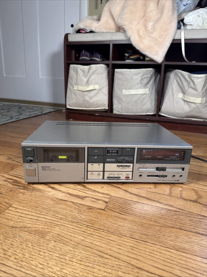 Denon DRM2 Estéreo Cassette Deck 3 Cabezales Funcionando G3D Foto 2 de 4