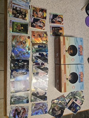 Naruto Trading Cards Used, LP-NM And Boxed Figures New, Very Nice Items