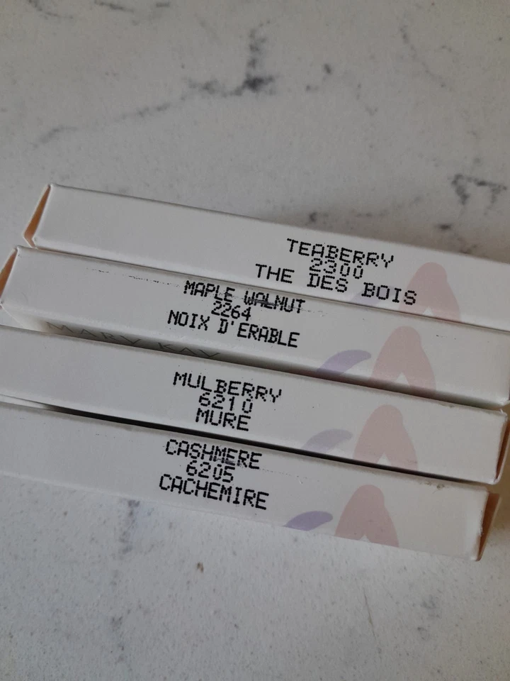 MARY KAY 4 Pc Perfect Powder Cheek Color Teaberry Mulberry Apple Walnut Cashmere - Image 4 of 4