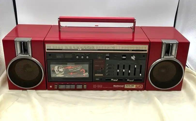 M*a様 National　ナショナル　ラジカセ　RX-C46 レッド　レトロ Vintage Used National Radio Cassete RX-C46 Red from Japan M | eBay