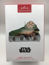 2023 Hallmark Keepsake Sound  Star Wars   Jabba The Hutt Christmas Ornament NIB