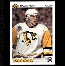 Ulf Samuelsson 1991-92 Upper Deck #230 Pittsburgh Penguins  Hockey Card
