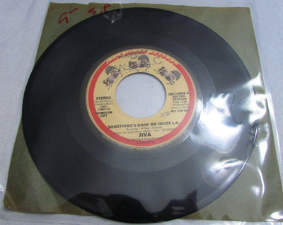 JIVA SOMETHING'S GOIN' ON INSIDE L.A. SINGLE PROMO 7'' 45 RPM VINYL NM/NM R48