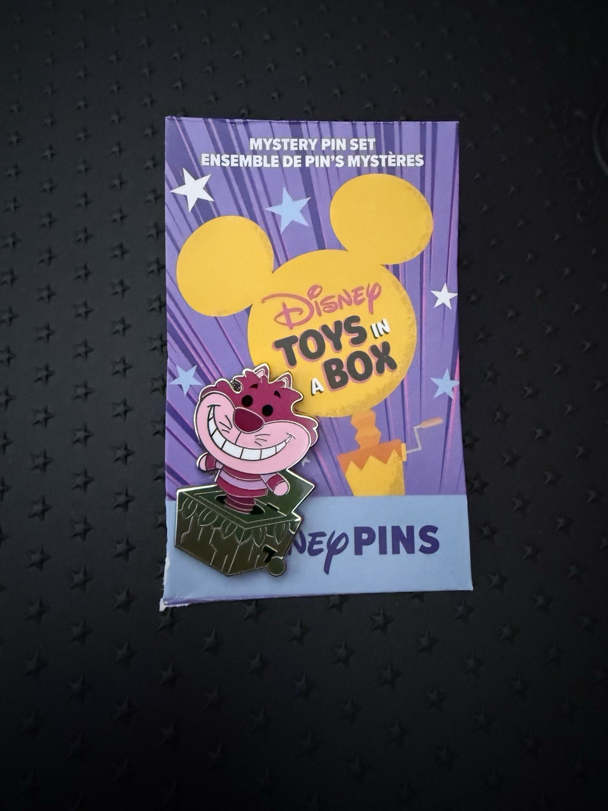 2025 Disney Parks Toys In a Box Mystery Pin Cheshire Cat Alice In Wonderland