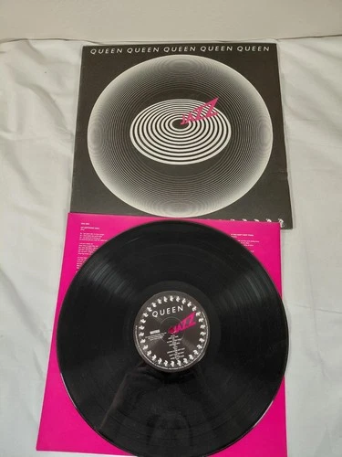 Queen Jazz Vinyl LP 1978 Gatefold Bicycle Poster First Press Sterling