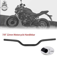 7/8" 22mm Rise Drag Handlebar Tracker Black For Yamaha FZ-07 FZ-09 MT-07 MT-09