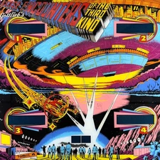 Gottlieb Close Encounters of the 3rd Kind Pinball Machine Game Backglass ORIGNAL