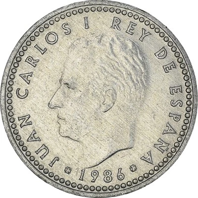 [#933443] Münze, Spanien, Peseta, 1986 - Bild 1 von 2
