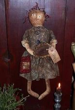 Primitive Raggedy Ann Grungy Annie Doll Paper Pattern #597