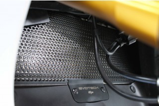 DUCATI 959 Panigale Upper Black Radiator Guard/Cover/Shield Evotech Performance - Imagen 2 de 2