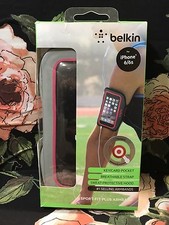 Belkin - Sport - Fit Plus Armband for Apple iPhone 6/6s -Gray  Pink
