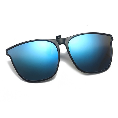 Polarized TR Clip On Flap Up Mirror Sunglasses UV 400 Protection Mens Womens - Picture 10 of 17