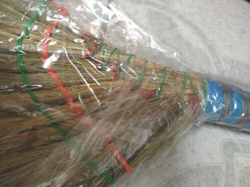 3 x All Natural Vietnamese Straw Brooms 93cm (37 Inch) 100% Brand New - Picture 4 of 5