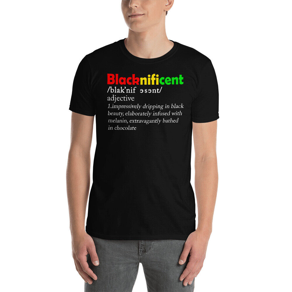 Blacknificent Afro African American Pro Black History Print T-Shirt Blacknificent Afro African American Pro Black History Print T-Shirt