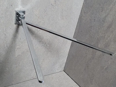 Vallona Support De Serviette Pivotant 37Cm En Laiton Chromé Mobile Montage Mural - Photo 1/4