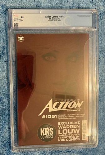Action Comics 1051 Power Girl Louw Virgin CGC 9.8 PLUS ungraded Virgin & Trade! - Picture 3 of 14