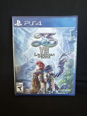 Ys VIII 8 Lacrimosa of Dana PlayStation 4 PS4 Standard Edition Brand New Sealed