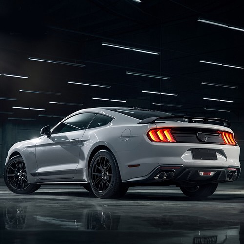 Luces traseras LED para Ford Mustang 2015-2023 6ª generación con señal de giro secuencial roja - Imagen 14 de 17