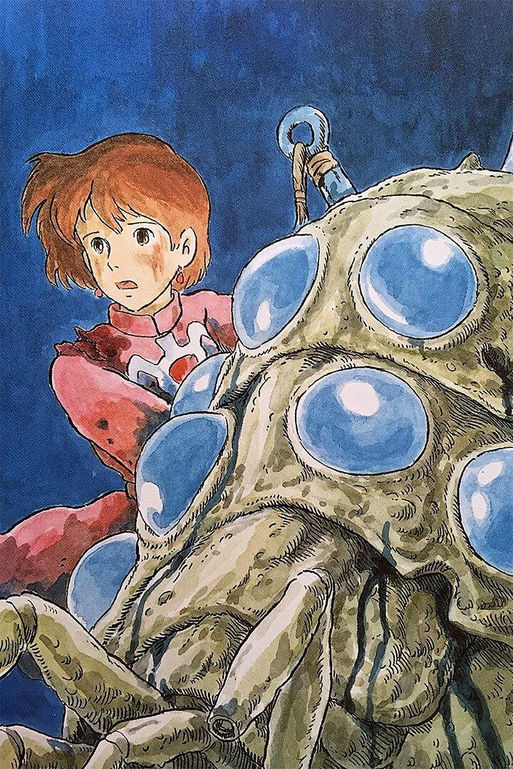 Nausicaa Valley Of Wind Studio Ghibli Movie Wall Art Home Decor