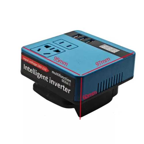 120W Power Inverter For Makita LXT 18V Battery Convert to AC 220-230V w/3 USB - Picture 10 of 12