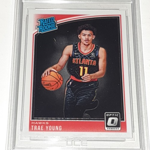 Trae Young - 2018-19 Donruss Optic Rated Rookie / RC - #198 - OCE 9.5 GEM MINT - Picture 3 of 5