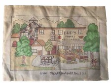 1982 Cross Stitch Needlepoint Canvas Unfinished Bud  s Fruits Vegetables 303