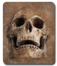 Ancient Skull GOTHIC ART Mousepad PC / Mouse Pad - Goth Fantasy Dark Magic
