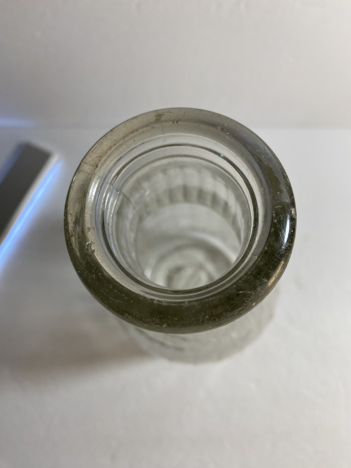 Antique Queen City Dairy Company Buffalo NY Glass Milk Bottle 1909 One