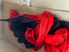 Umhang schwarz/rot 150cm Fasching Kostüm