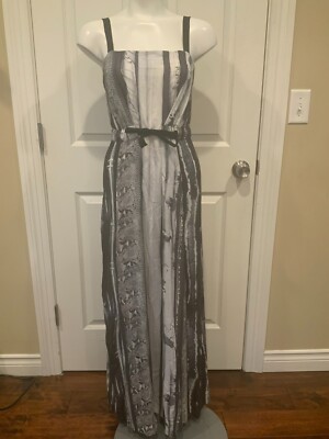 MM6 Maison Martin Margiela Multicolor Snakeskin Maxi Dress, Size 4 (US) 40 (IT)