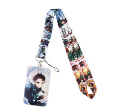 Demon Slayer Kimetsu no Yaiba Anime Tanjiro Kamado Lanyard With ID Badge Holder