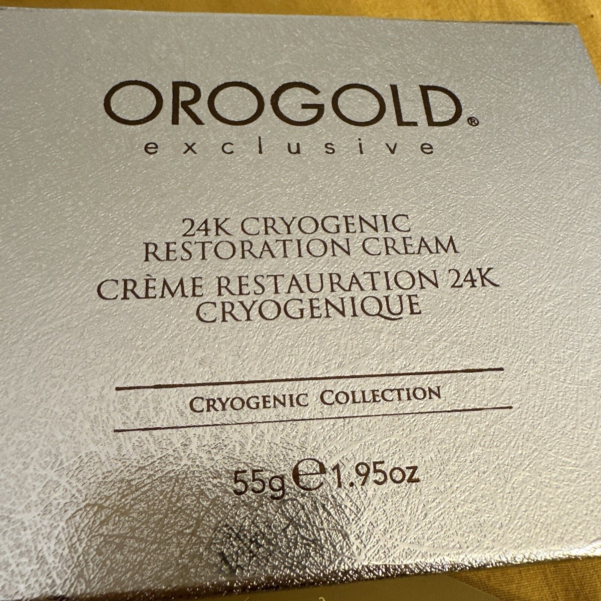 Orogold Cosmetics 24K Cryogenic Restoration Cream 1.95 oz White