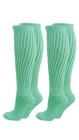 3  Seafoam Slouch Knee Socks Hooters Uniform Halloween Costume Showgirl Celebrit — photo 3