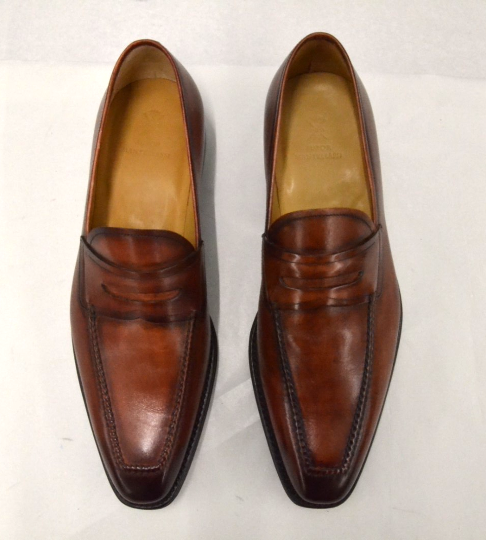 NWB Sutor Mantellassi Luxury Master Crust Olimpo mocassin 9.5 (US