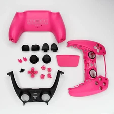 Sony PS5 Controller Shell Kit Front Back Touchpad Buttons Pink Red Blue Chroma