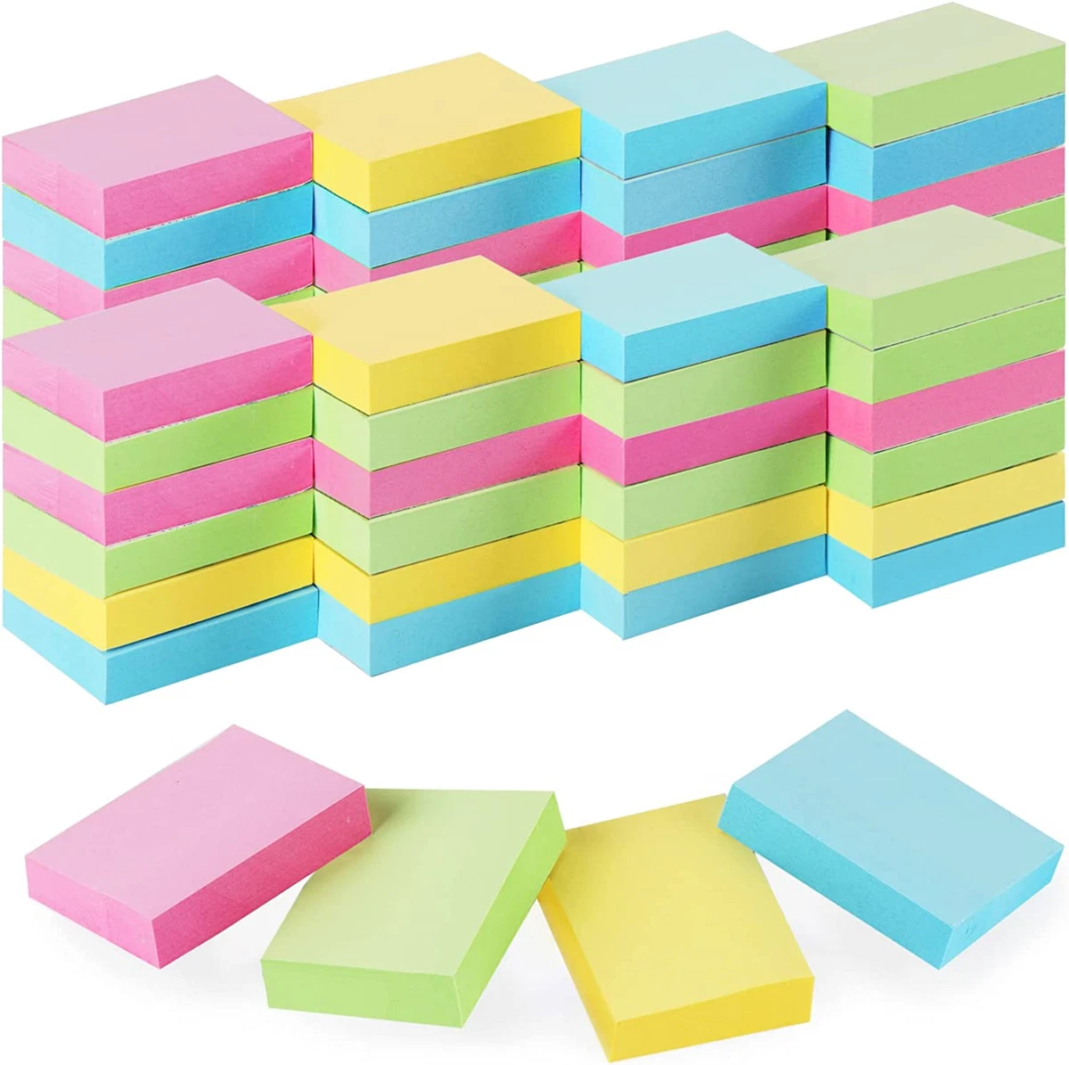 Post-it Original Notes 100 Sheet Pad, 1-1/2 X 2 Inches, Floral