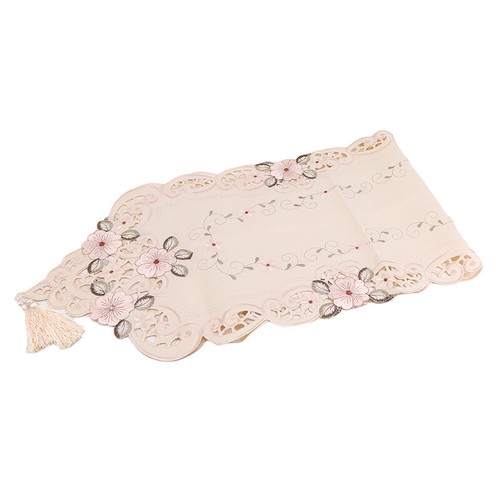 Classical Embroidered Table Runner Vintage Party Fabric Elegant Home Decor R - Picture 8 of 14