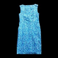 Marvin Richards Multi Color Sleeveless Dress Sz 10 Stretch Decorative Buttons