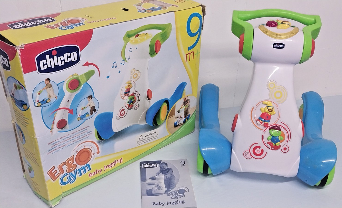 CHICCO Baby Jogging Ergo Gym, Toddler Infant Toy Walker/Jogger