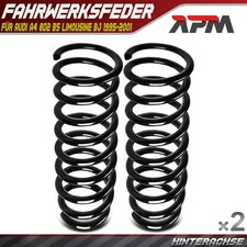 2x Federn Fahrwerksfeder Hinterachse für Audi A4 8D2 B5 Limousine BJ 1995-2001