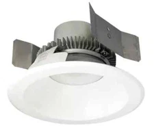 NORA LIGHTING 6" COBALT CLICK RETROFIT LED WHITE ROUND BAFFLE TRIM 1000LM NLCBC2