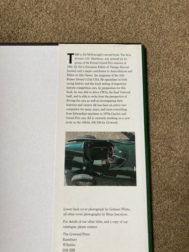 Vanwall: Green for Glory by Ed McDonough (Hardcover, 2003) - Imagen 6 de 9