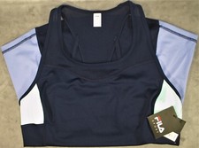 Women's Fila Sport Tru-Dry Racer Back Blue Lilac Mint Tank Top - NWT