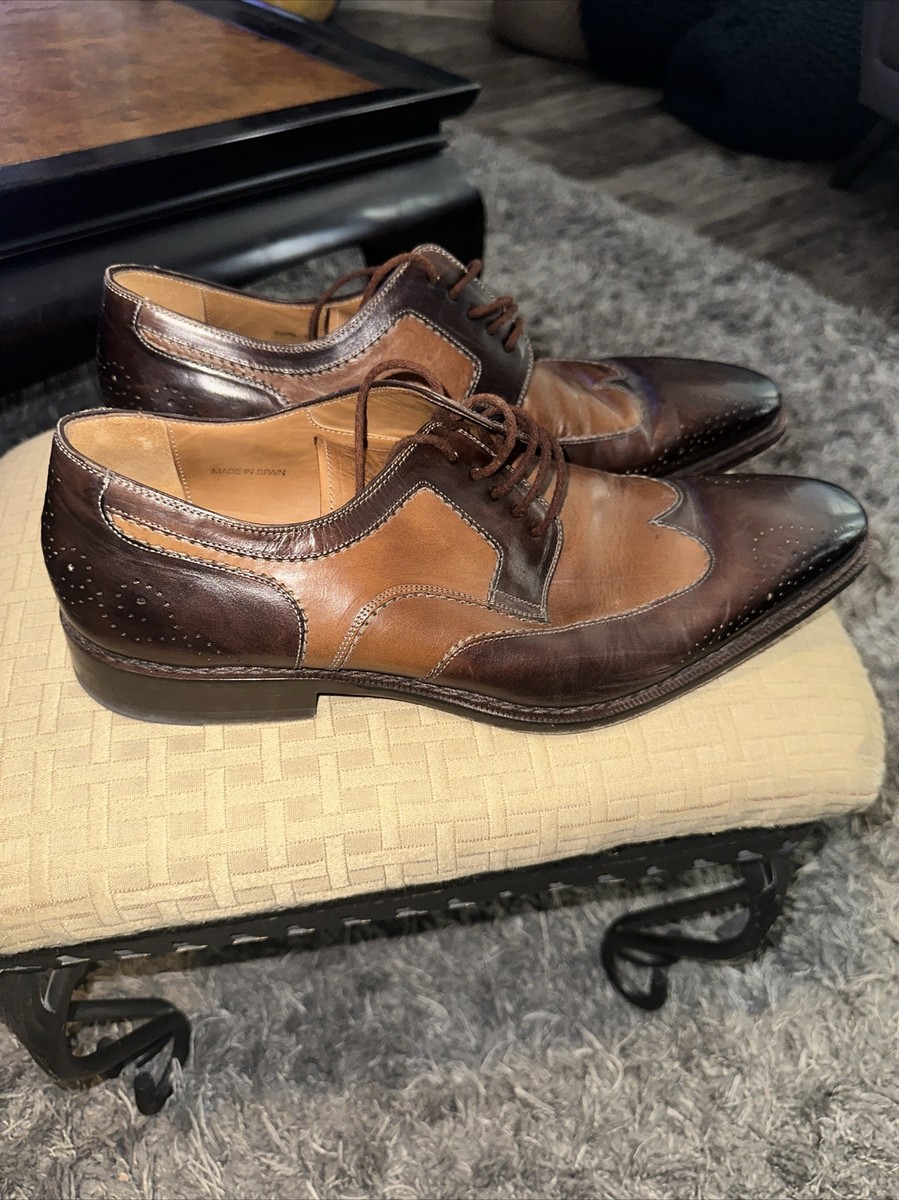 Rare Mezlan Custom Copa Sandal All Leather 13 M Brown/Tan  display picture 2
