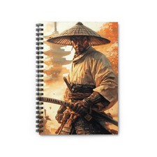 Samurai Themed Spiral Notebook - Perfect for Journaling, Sketching, ... 