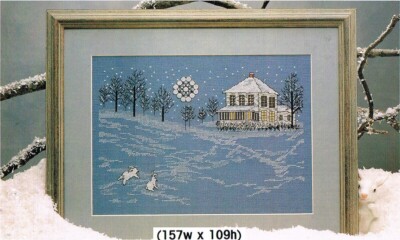 SNOW CRYSTAL  CROSS STITCH PATTERN  ONLY  -  TL   EUY