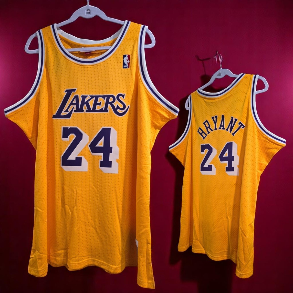 Lakers Kobe Bryant 24番 Kobe Bryant 'Number 24 Debut' Los Angeles Lakers Game Worn